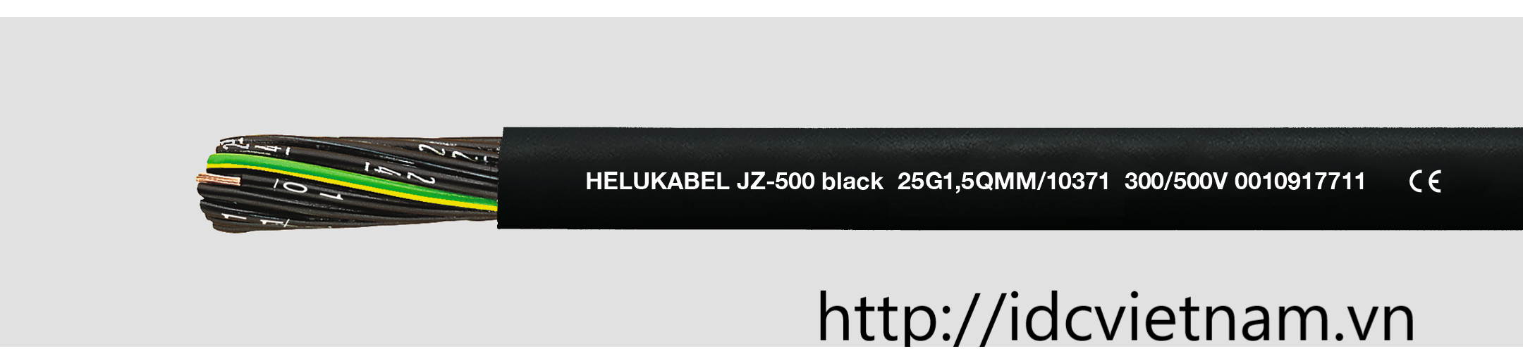 Helukabel JZ500 black 5G1,5mm2 BK (10367)